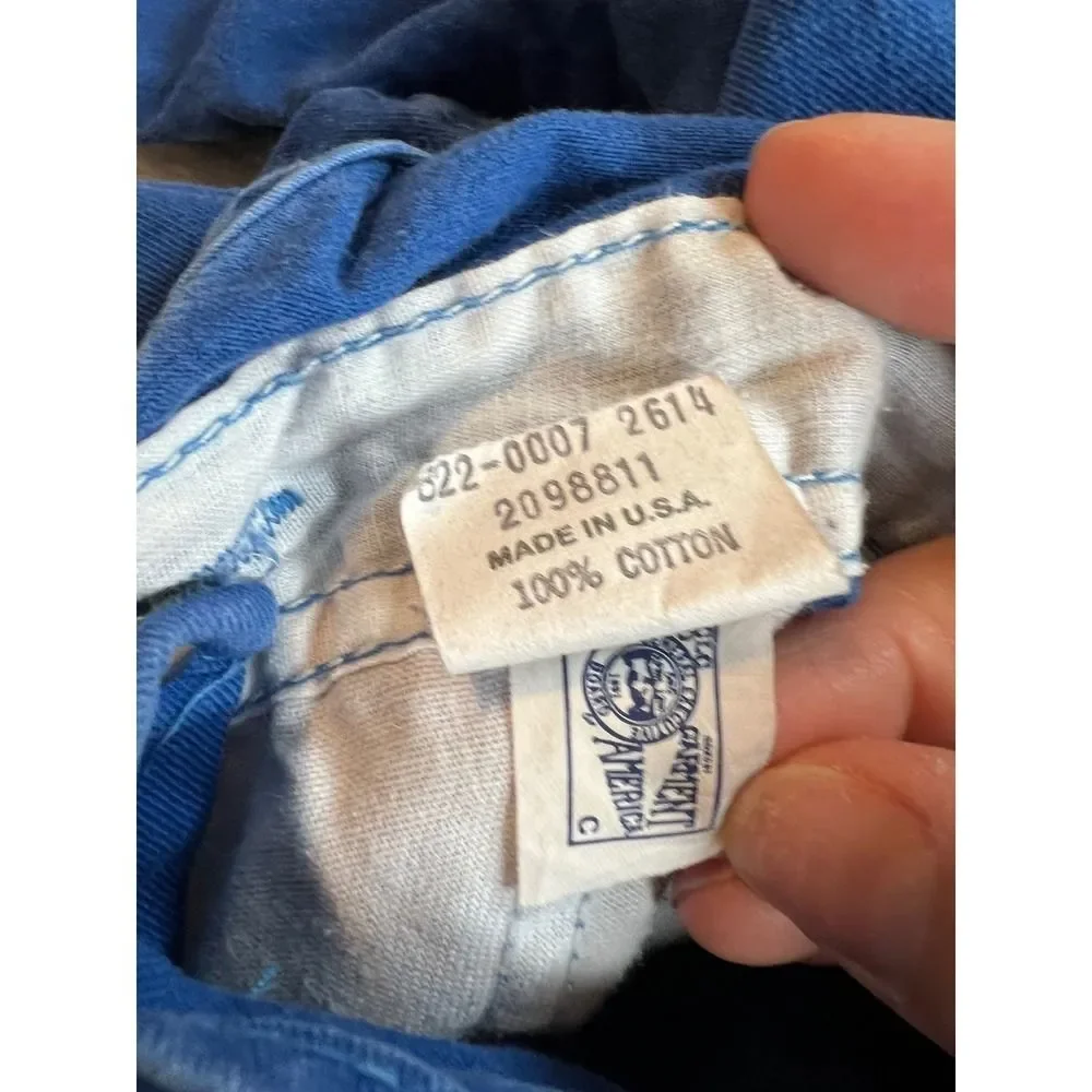 OshKosh B'gosh‎ Vintage Bib Overalls Toddler Size 24 Months Made in USA Cotton